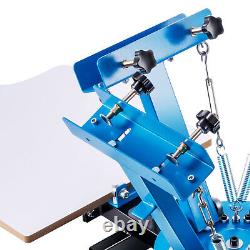 4 Color 4 Station Silk Screen Printing Machine T-Shirt Printer Press Equipment