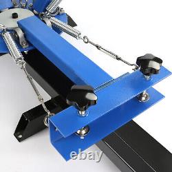 4 Color Screen Printing Machine 6pcs 160 Mesh Aluminum Silk Screens Equipment
