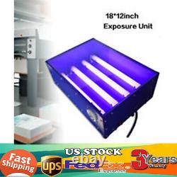60W Screen Printing Exposure Unit 18x12 Silk Screen Printing Machine UV Light