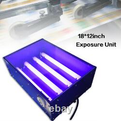 60W Screen Printing Exposure Unit 18x12 Silk Screen Printing Machine UV Light