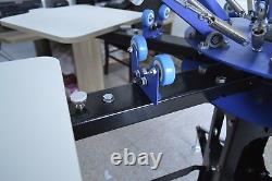6 Color 6 Station Screen Printing Machine Rotary Press Printer DIY t Shirt