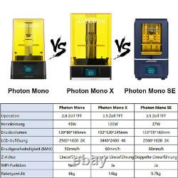 ANYCUBIC Photon Mono X LCD 3D Printer SLA Light-Cure 4K LCD Screen 405nm Resin