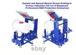 Curved Screen Printing Machine 30-80cm Diameter for Cylindrical Conical Products