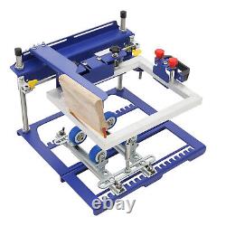 Curved Screen Printing Machine Bottle Cylinder Press Printer 170 mm Diameter