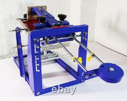 Curved Screen Printing Machine Manual Cylinder Press Printer Kit 170mm Dia