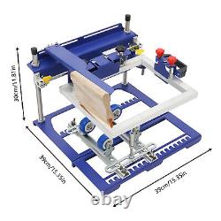 Curved Screen Printing Machine Manual Cylinder Press Printer Kit 170mm Diameter