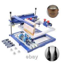 Curved Surface Bottle Screen Printing Machine For Cylindrical & Conical Products