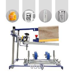 Curved Surface Bottle Screen Printing Machine For Cylindrical & Conical Products