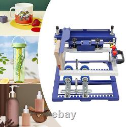 Curved Surface Bottle Screen Printing Machine For Cylindrical & Conical Products