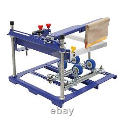 Curved Surface Bottle Screen Printing Machine For Cylindrical & Conical Products