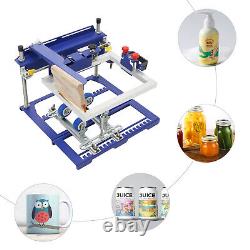 Curved Surface Bottle Screen Printing Machine For Cylindrical + Conical Products