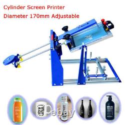 Cylinder Screen Printer 170mm Dia Pen/Cup/Bottle Curved Screen Printing Machine
