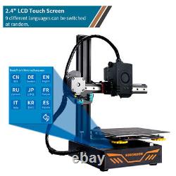 DIY 3D Printer Kit KP3S High Precision 2.4'' LCD Screen 180180180mm 1.75mm PLA
