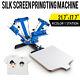 Diy 4 Color 1 Station Silk Screen Printing Pressing Machine Screening Printer