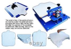 DIY Head-Shaking 1 Color Spinning T-Shirt Screen Printing Machine Two Directions