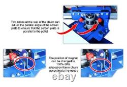 DIY Head-Shaking 1 Color Spinning T-Shirt Screen Printing Machine Two Directions