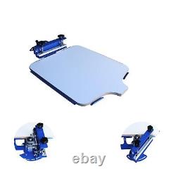 Desktop 1 Color Screen Printing Machine Press Printer with Rotary Screen Holder