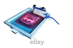 Desktop 1 Color Screen Printing Machine Press Printer with Rotary Screen Holder