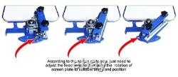 Desktop 1 Color Screen Printing Machine Press Printer with Rotary Screen Holder