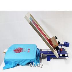 Desktop Slide-in 1 Color 1 Station Screen Printing Press Machine for Shirt DIY