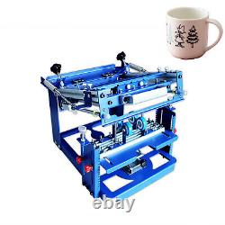 Dia 3.15 Cylindrical Screen Printing Press Small Curved Screen Printing Machine