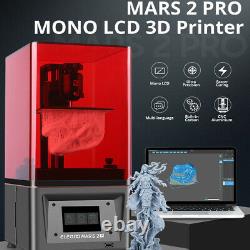 ELEGOO MARS 2 PRO UV Photocuring LCD Resin 3D Printer with 6 inch LCD Screen