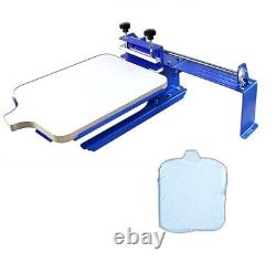 Enhanced 1 Color Screen Printing Machine 1 Station Press with Sliding Device New