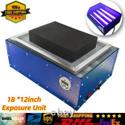 Exposure Unit Screen Printing Machine Silk Screen Light Plate Maker 18x12 NEW