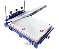 Fast Shipping 1 PC 20x24 Pallet 1 Color Silk Screen Printing Machine Printer
