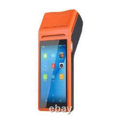 Handheld POS Receipt Android 6.0 Terminal Printer 5.5 Inch Touch Screen Wireless