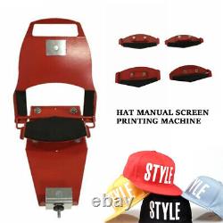 Hat Clamp Silk Screen Printing Press Machine with 6 x 3.375 Standard Pack DIY