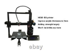 He3D Prusa I3 DIY Reprap Complete Kit Single Extruder 3D Printer with LCD Screen