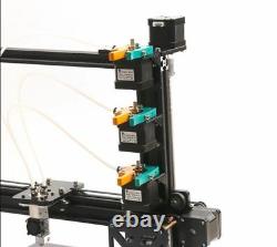 He3D Prusa I3 Large Tricolor Triple Extruder DIY 3D Printer Reprap + LCD Screen