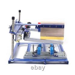 HinLIaDa Curved Screen Printing Machine, Manual Cylinder Press Curved Screen