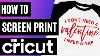 How To Screen Print With Vinyl U0026 Cricut Screen Printing With Cricut