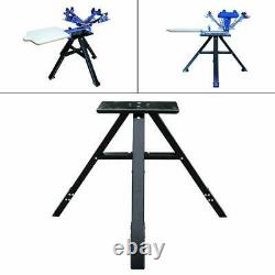 INTBUYING Heavy Duty All Metal Floor Holder for Screen Printing Press Machine