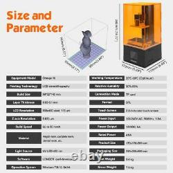 Longer Orange 10 Resin 3D Printer LCD with 2.8 Color Touch Screen 98x55x140mm