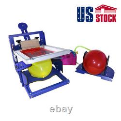 Manual Balloon Silk Screen Printing Machine Kit for Balloon DIY Printer US STOCK