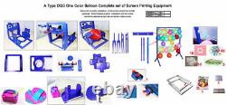 Manual Balloon Silk Screen Printing Machine Kit for Balloon DIY Printer US STOCK