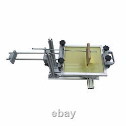 Manual Cylinder Screen Printing Machine+10 Squeegee for Pen / Mug / Bottle