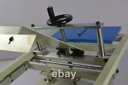 Manual Cylinder Screen Printing Machine Press Bottle Cup Pen Surface Curve Press