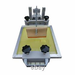 Manual Cylinder Screen Printing Machine Surface Curve Press for Pen/Cup/Bottle
