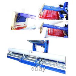 Manual Cylinder Screen Printing Machine Wide Holder Round Bottle Stick Printer