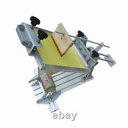 Manual Cylinder Screen Printing Machine with 10 Squeegee for Pen / Cup / Mug