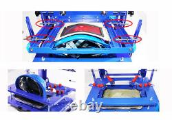 Manual One Color Screen Printing Machine for Hard Material Cambered Caps
