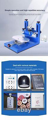 Manual Screen Printing Machine Precision Flat Screen Printing Machine 130240mm