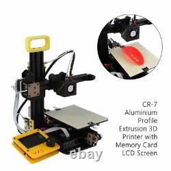 Mini Desktop 3D Printer Machine DIY Printing Kit with Memory Card LCD Screen US