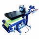 Multi-function 3 Color Screen Printing Ribbon Press Printer With Rotary Dryer