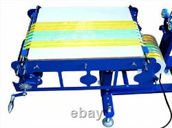 Multi-function 3 Color Screen Printing Ribbon Press Printer with Rotary Dryer