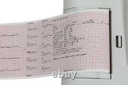 NEW ECG600G 3/6 LEAD TOUCH SCREEN ECG EKG Electrocardiograph Printer